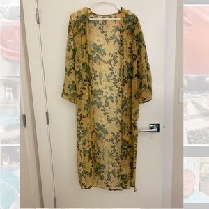 Lucky brand floral kimono